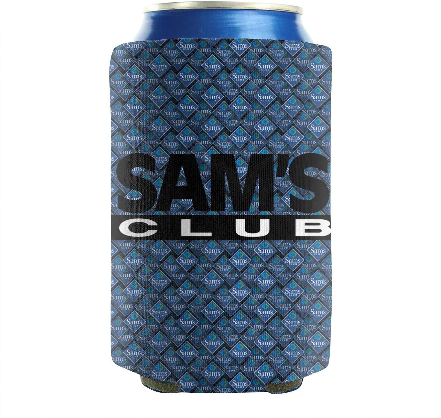 KyBrat Beer Can Cooler Sleeve Sam's-Club- Neoprene BBQ Can Sleeve Covers, Pack of 2 Plain