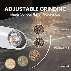 BELRIGO Rechargeable Salt And Pepper Grinder Set