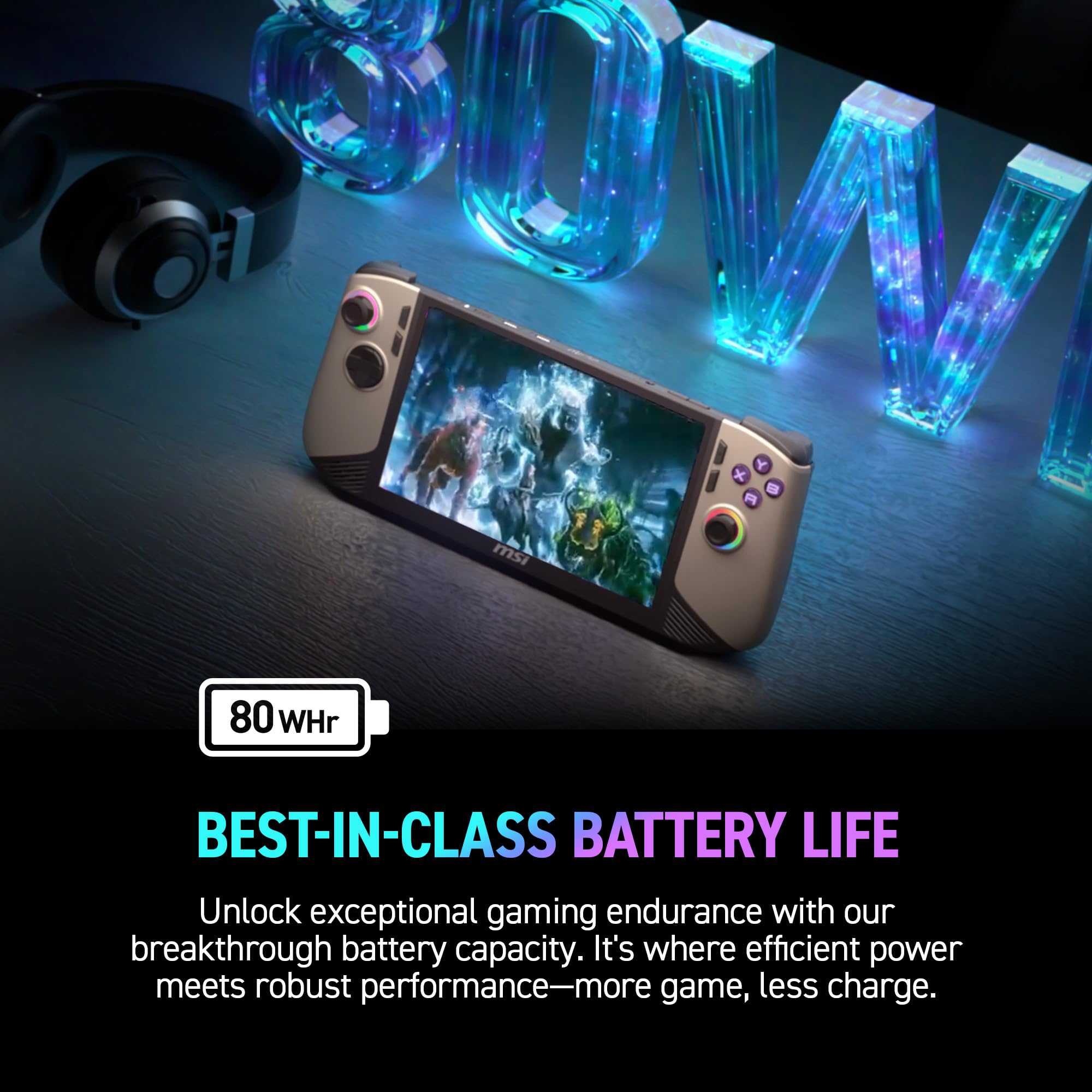 MSI Claw PC Gaming Handheld: Intel Ultra 7-258V, 8