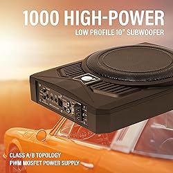 Planet Audio P10AWK Amplified Car Subwoofer - 1000
