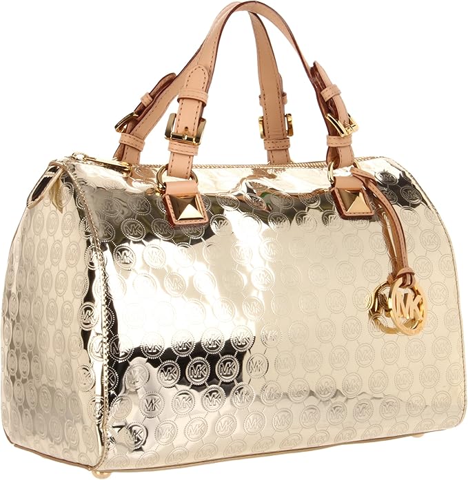 MICHAEL Michael Kors Monogram, Pale Gold Shoes