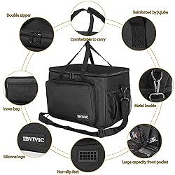 IBVIVIC 8 Slots Wireless Microphone Case with