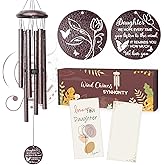 Gifts for Daughter, 25''Wind Chimes, Birthday Gifts for Daughter Adult,Unique Gift for Grown Daughters,Thanksgiving,Christmas Day Gift Ideas for Love Rreminder.