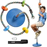 LAEGENDARY Tree Swing for Kids - Single Disk