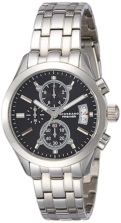 Chronograph Black Dial Mens Watch - P101-11