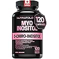 Nutratology Myo-Inositol & D-Chiro Inositol Capsules - PCOS Supplement for Women - Optimal 40:1 Ratio - For Hormonal Balance 