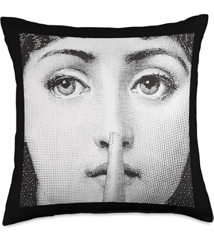 Amazon.com: Lina Cavalieri Fornasetti Throw Pillow : Home & Kitchen