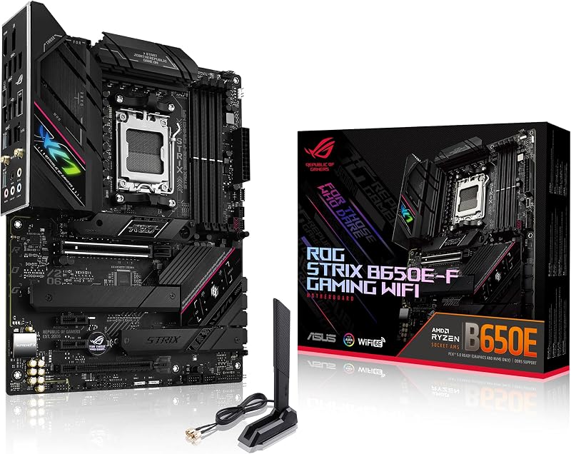 ASUS ROG Strix B650E-F Gaming WiFi AM5 ATX Motherboard DDR5 PCIe 5.0 3x M.2