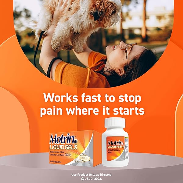 MOTRIN IB LIQUID GELS – PAIN RELIEVER WITH 200MG IBUPROFEN FOR MUSCLE ACHES, HEADACHE, BACKACHE, TOOTHACHE, MENSTRUAL CRAMPS AND MINOR ARTHRITIS PAIN, 80 CT
