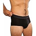 Depend Washable Adult Incontinence Underwear for Men, Reusable, Light Absorbency, XL, Black, 1 Count