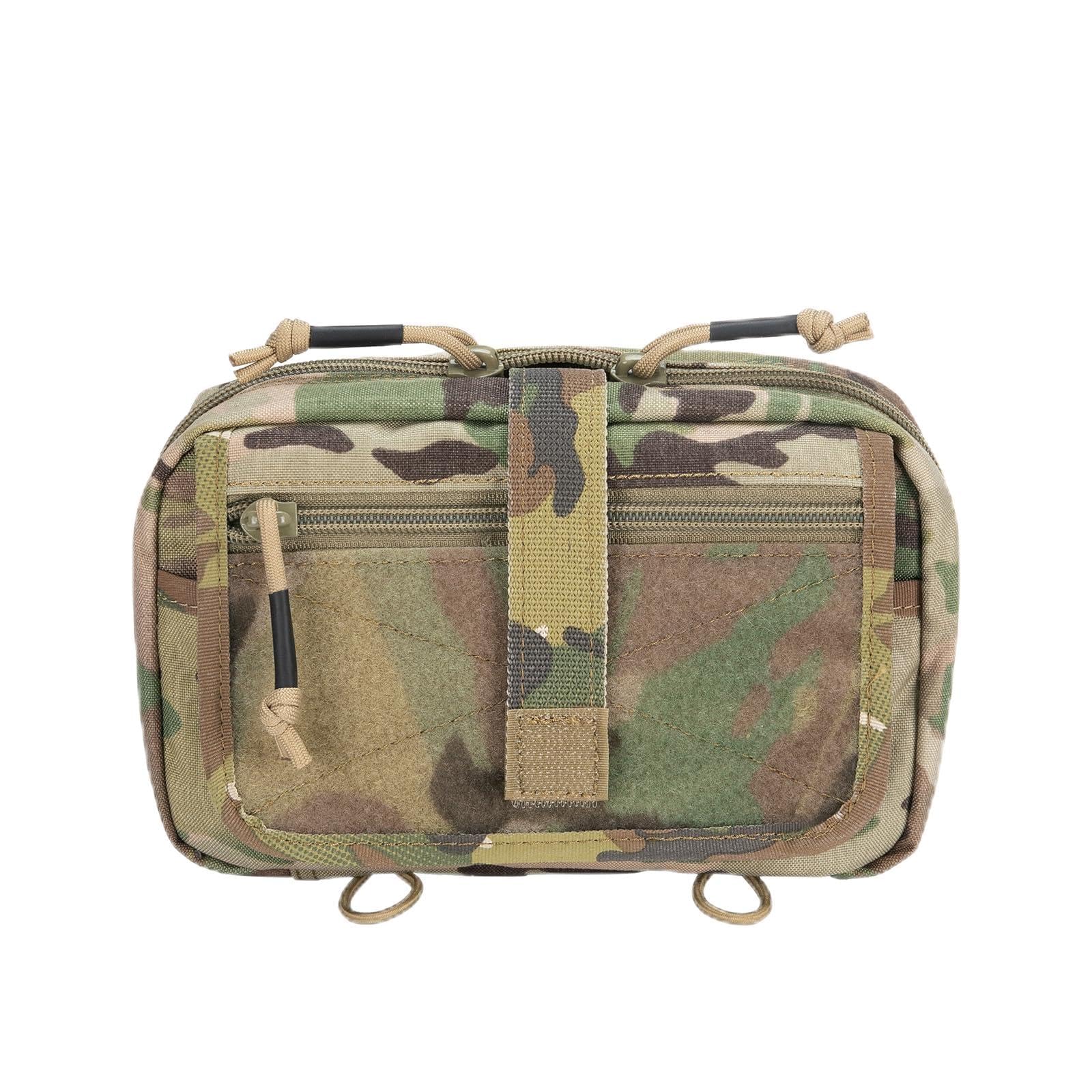 EXCELLENT ELITE SPANKER Tactical IFAK Pouch Tactical First Aid Pouch Utility Medical kit Bag Outdoor Survival Travel Bag for Tactical Vest,Backpack(MC)