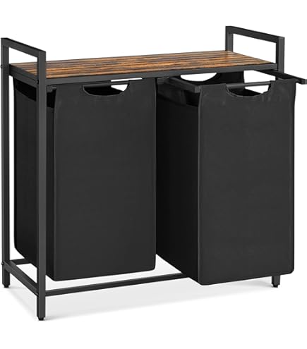 Amazon.com: HOOBRO Laundry Hamper, Laundry Sorter 2 Section, 2