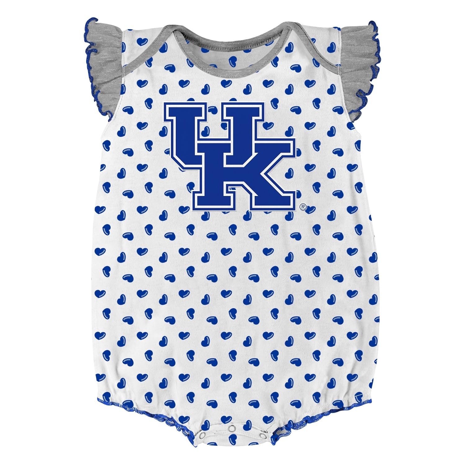 NCAA by Outerstuff NCAA boys Heart Fan 2 Piece Onesie Set