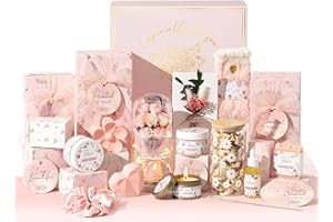 QINLINE Christmas Gifts for Women & Teenage Girls, 10 Day Self Love Challenge to Unlock 10 Wrapped Spa Gift Baskets, Tween Teen Girl Trendy Stuff Bath Shower Sets Self Care Birthday Gifts Stocking Stuffers