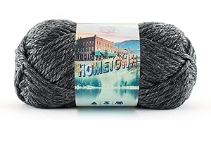Lion Brand Yarn 135-150 Hometown USA Yarn, Chicago Charcoal
