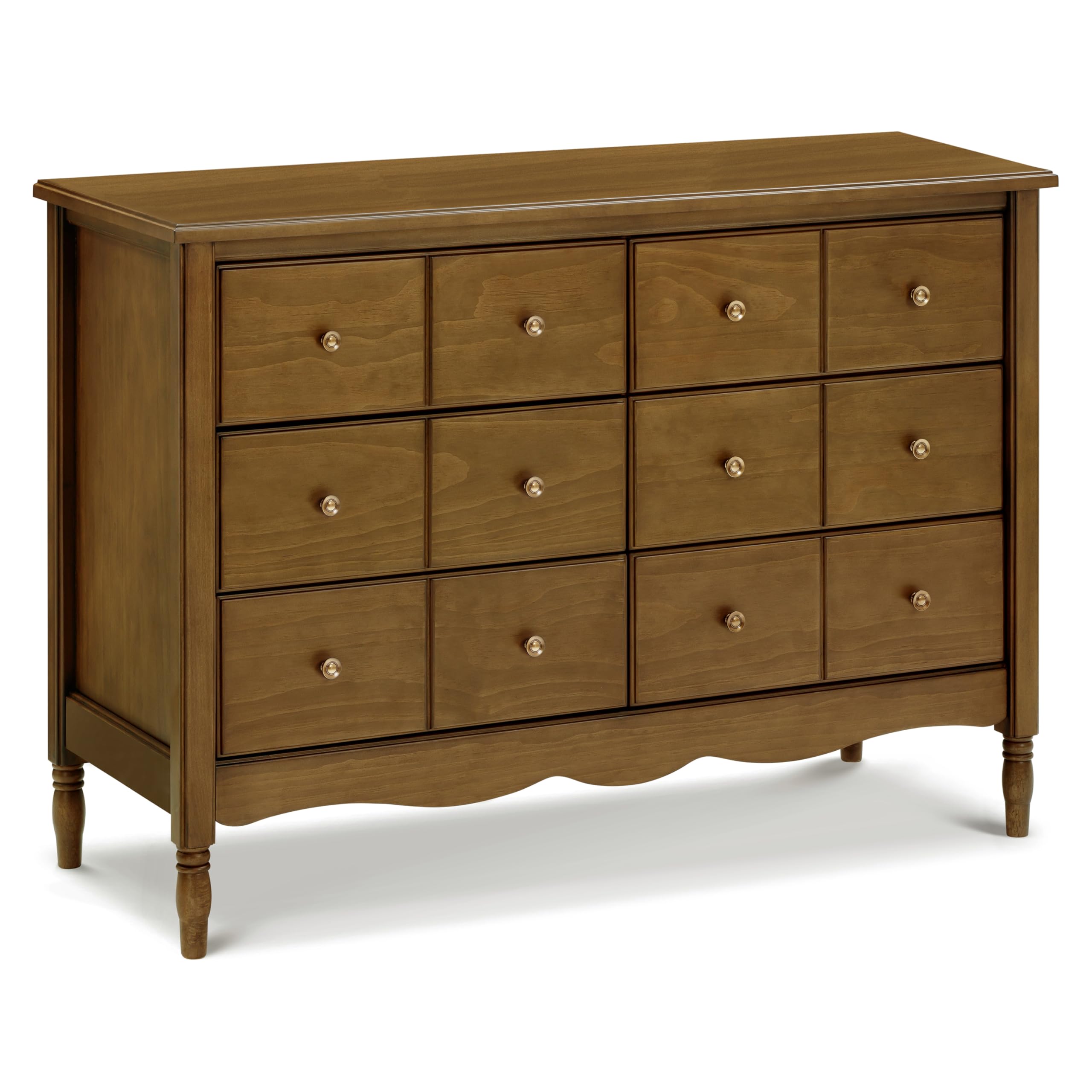 Photo 1 of ***Scratches***Namesake Liberty 6-Drawer Dresser in Natural Walnut, Fully Assembled, Greenguard Gold Certified, Smooth Glide, Adult and Child Nursery Dresser, Vintage/Apothecary Design