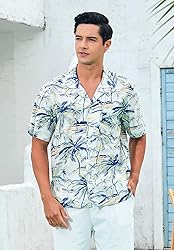 Hawaiian Shirts for Men Short Sleeve Casual Button