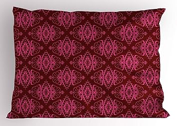 Amazon Com Emiqlandg Hot Pink Pillow Sham Traditional Eastern