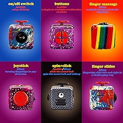 MUYMUT Fidget Toy Cube - Stress and Anxiety Relief