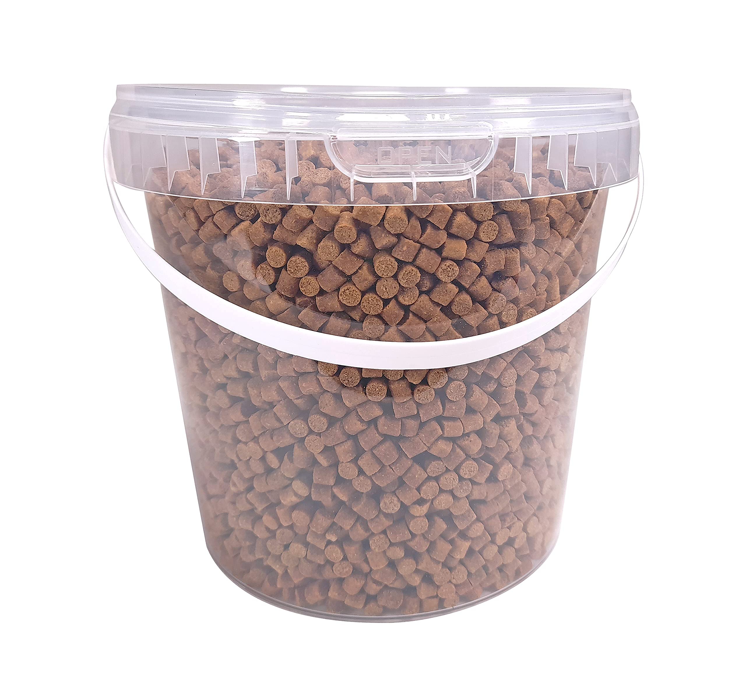 Premium Sinking Carp Pellets Fishing Bait by Britten & James (1.5kg). A Proven High Attractant Bait - 6mm Coarse Carp Pellets in a Reusable 2L Tub
