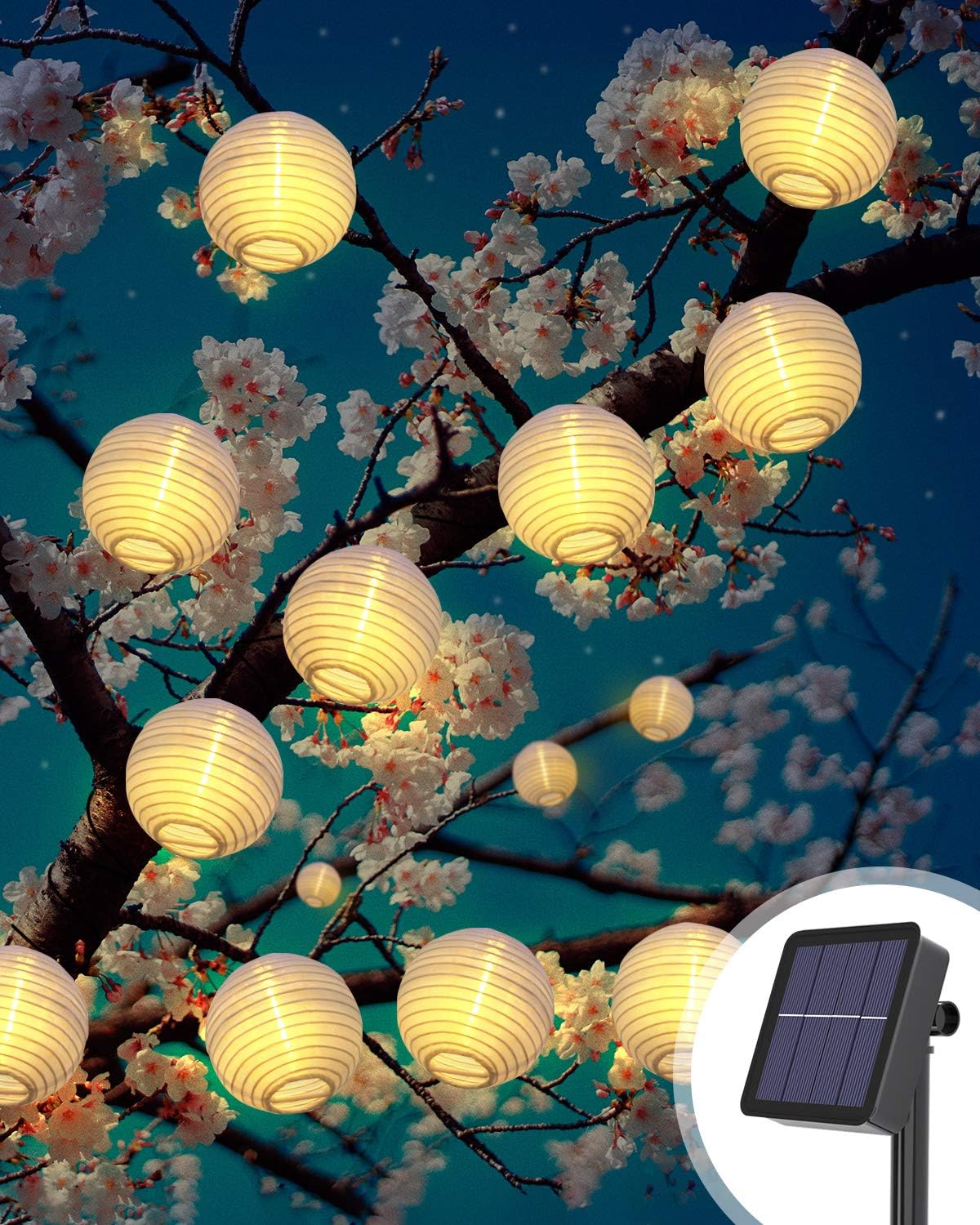 farolillos 6m 40 led guirnalda exterior