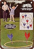1969 Jarts Lawn Darts Game Vintage Look Reproduction Metal Tin Sign 12X18 Inches