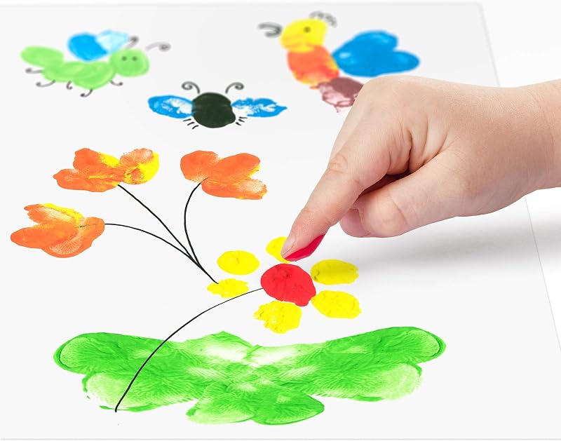 , tubes de peintures aux couleurs brillantes et résistantes à la lumière, Set de 5 tubes + offert, couleurs assorties, 8816 D