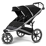 Thule Urban Glide 2 Jogging Stroller, Black/Silver