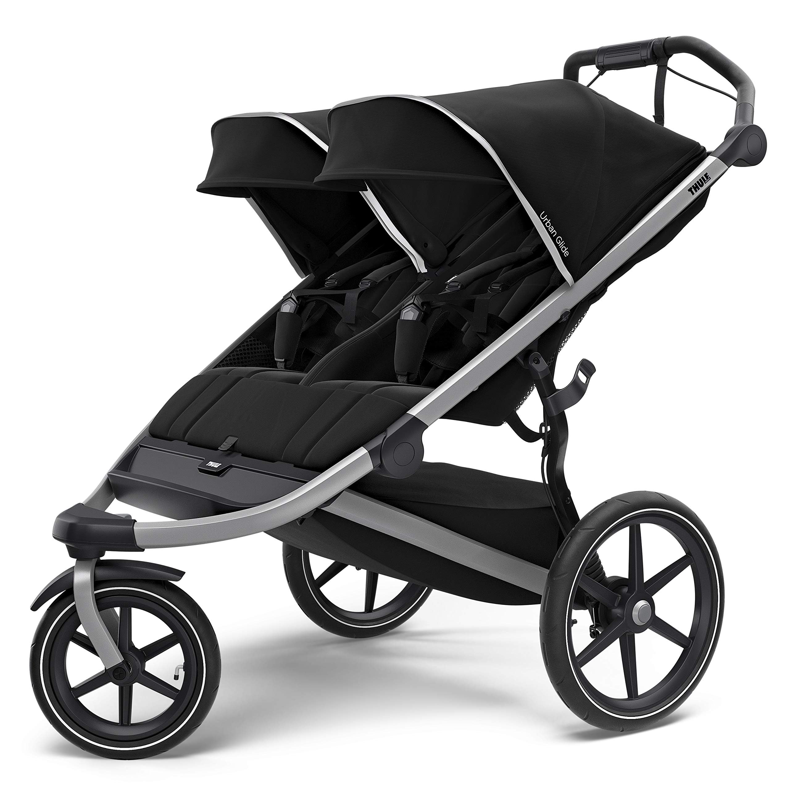 Thule Urban Glide 2 Jogging Stroller, Black/Silver