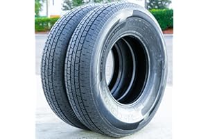 Set of 2 (TWO) WellPlus Power ST-1 Semi-Steel Heavy Duty Premium Trailer Radial Tires-ST225/75R15 225/75/15 225/75-15 117/112M Load Range E LRE 10-Ply BSW Black Side Wall