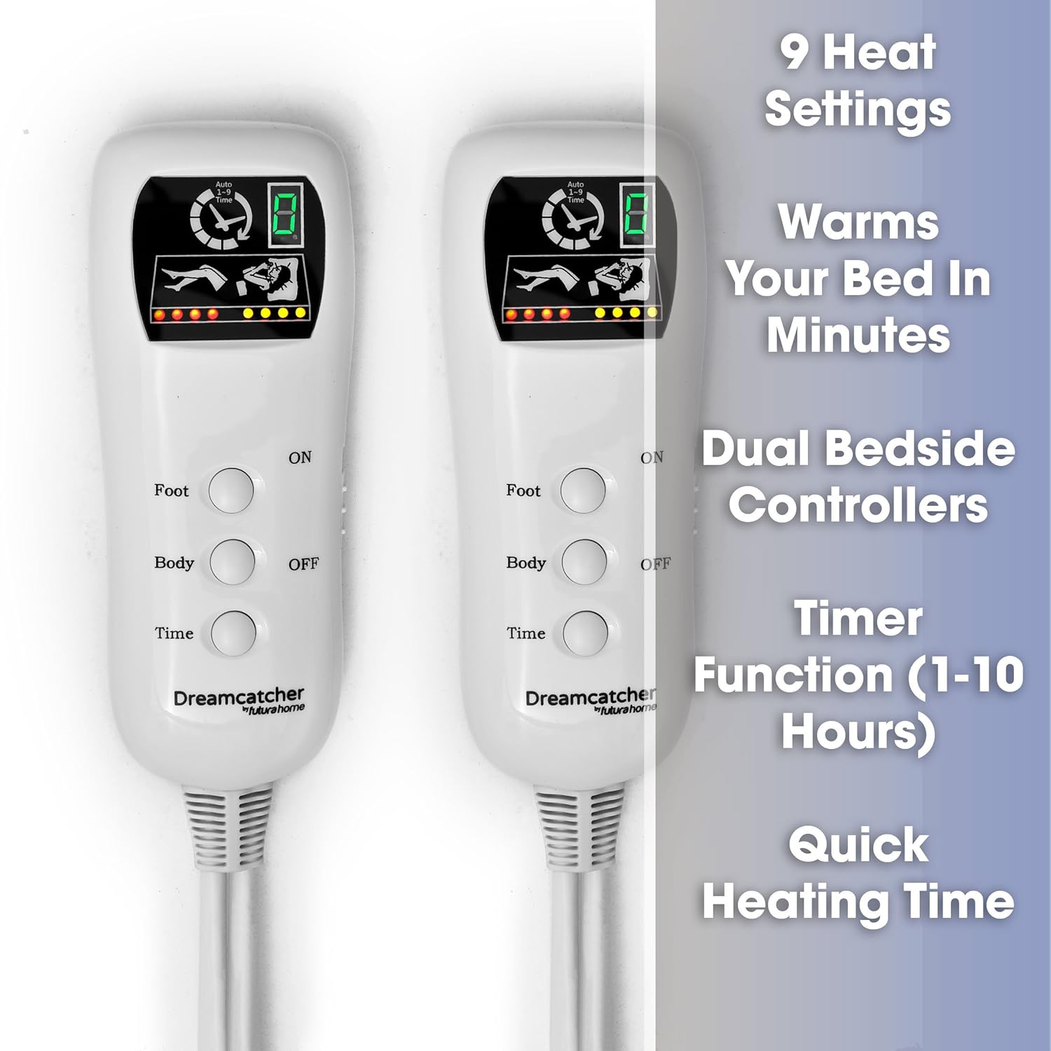 Dreamcatcher Super King Size Electric Blanket Luxury Polar Fleece Super