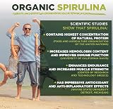 MySuperfoods Organic Spirulina Tablets 5000mg 1000 Count Immune Support view 4