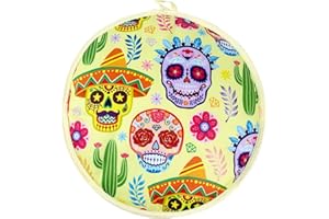 AUVCAS Tortilla Warmer Pouch 12 Inch Insulated & Microwaveable Fabric Tortilla Keeper Holder Keeps Warm for Corn Flour Taco P