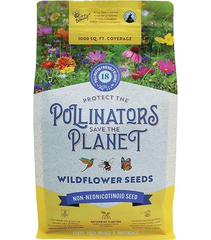 Amazon.com : Western Nebraska Wildflower Seed Mix, 1/2 lb Covers 1,600 sq  ft, Multi-Color Perennial and Annual Non-GMO Blooms to Attract Pollinators,  Spring and Fall Planting (1/2 Pound) : Patio, Lawn & Garden