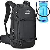 Semsty Ski and Snowboard Hydration Backpack - Cold-Weather Winter - 2L Water Reservoir and Insulated Harness