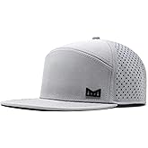 melin Trenches Icon Hydro, Performance Snapback Hat, Water-Resistant Flat Bill Caps for Men & Women, Golf, Running or Workout