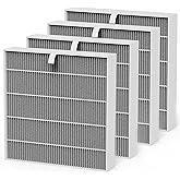 4 Pack 5400 Replacement Filter Compatible with BLUEAIR 5410i 5440i DustMagnet Air Purifiers 5400 Series, 3-Stage Filtration, H13 HEPA Filter