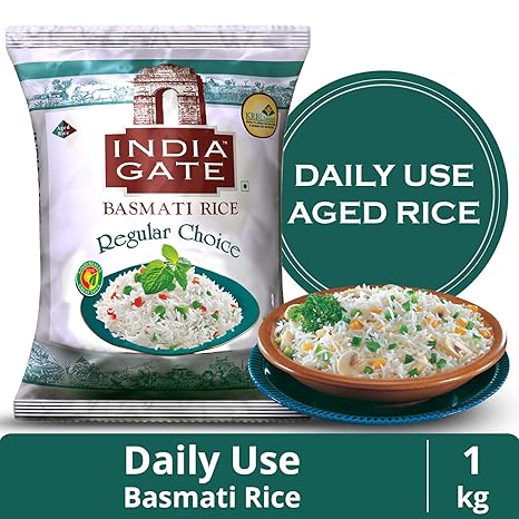 India Gate Basmati Rice Regular Choice, 1kg