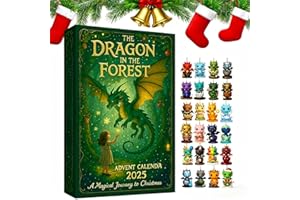 24 Days * The Dragon in the Forest Advent Calendar 2025, Dragon Advent Calendar 2025 Kids, Christmas Countdown with 24 Unique