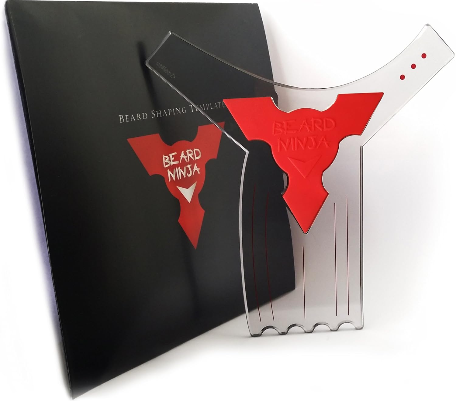 Beard Ninja Beard Shaper Guide For Line Up Edging Transparent