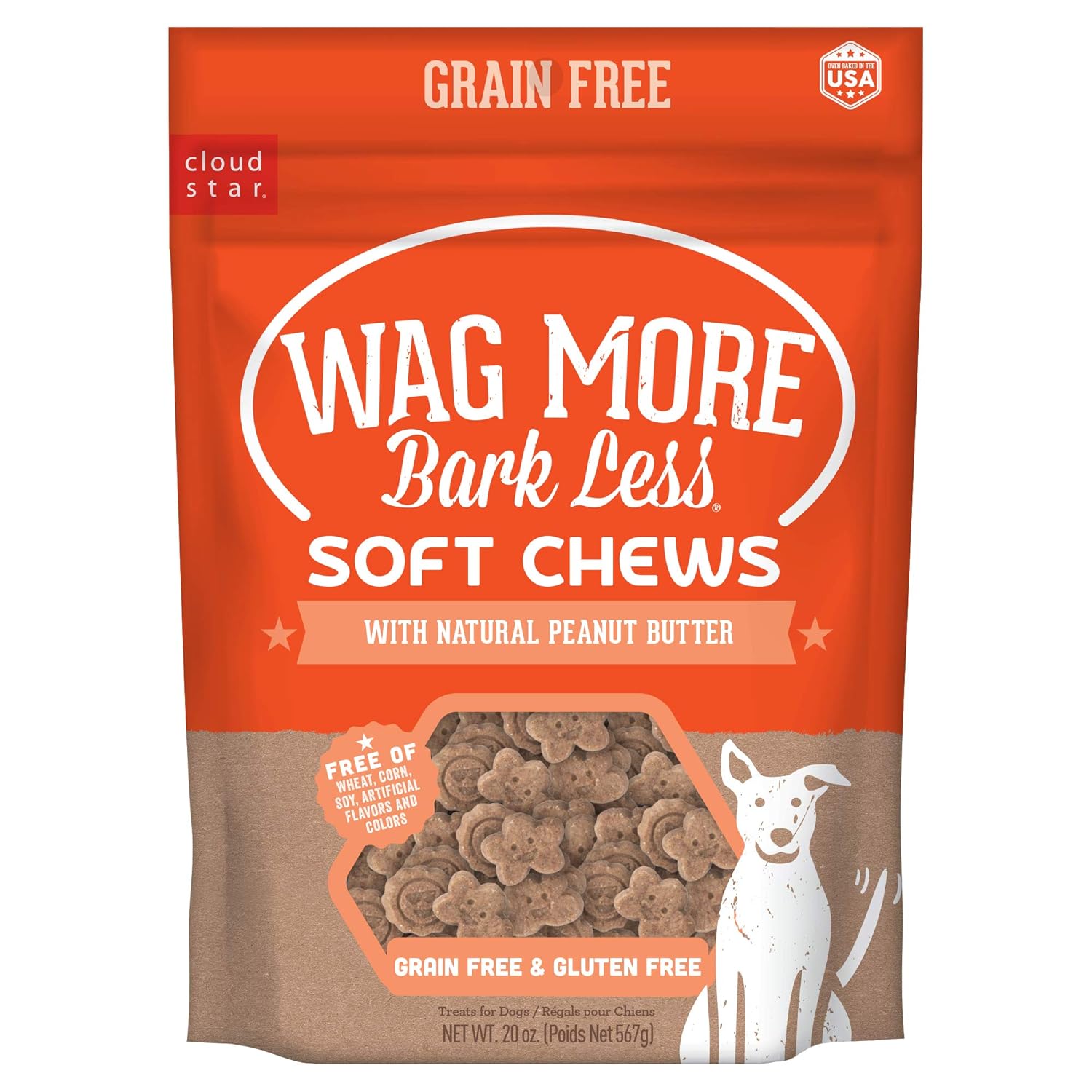 Cloud Star Wag More Bark Less Grain Free Soft Chews Dog Treats Oven Baked In The Usa