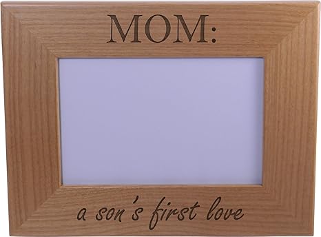 mom son picture frame