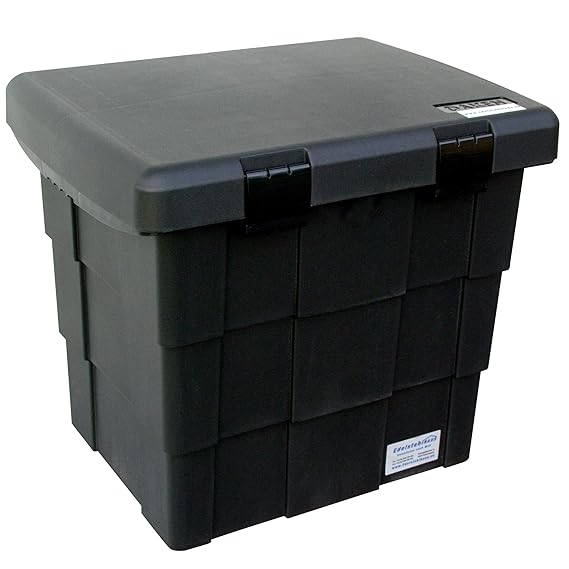 Salzbox 108 Liter ohne Schloss, Streugutbehälter, Streugutbox, Streusalzbox, Sandbox, Lagerbehälter, Pick-up Box, Streukiste,