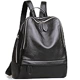 real leather backpack purse