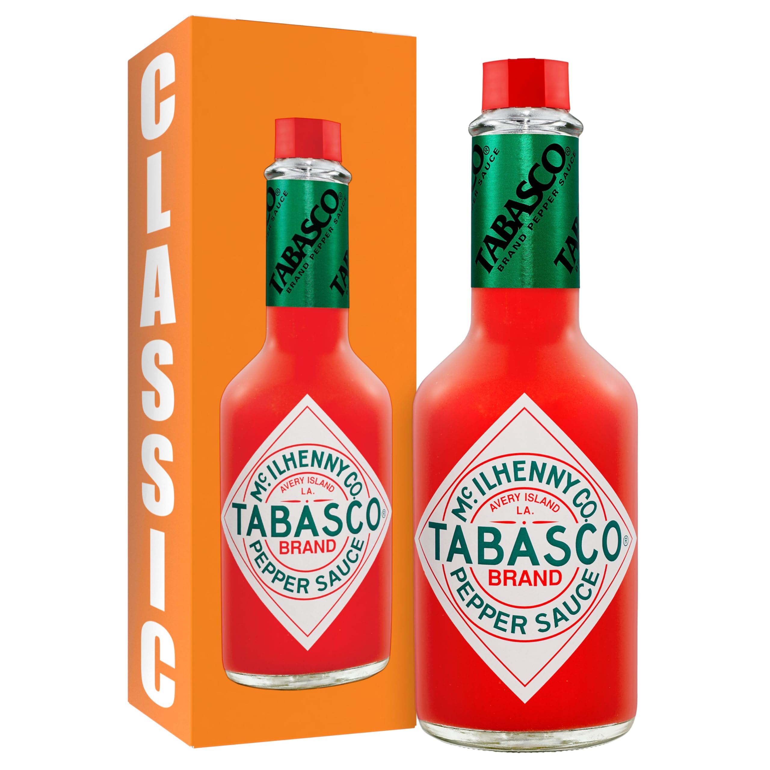 Tabasco Pepper Sauce, 1x 350ml, 0,35 l, original, scharfe Chili Sauce, 100% natürlich, Glasflasche