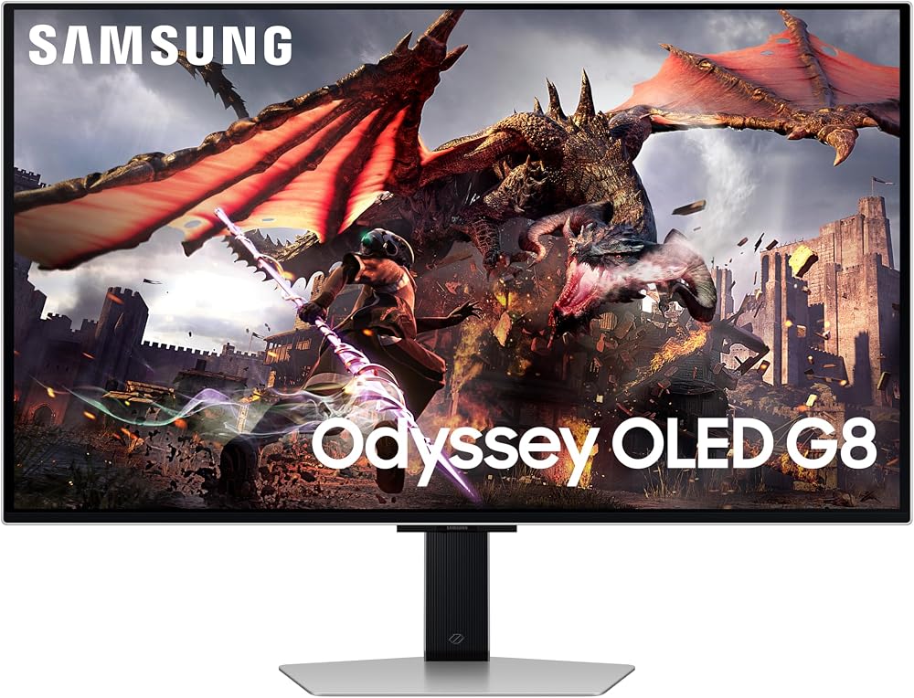 Samsung Odyssey OLED G8 LS32DG802SUXXU 32 Inch 4K 240Hz HDR10+ GtG 0.03ms