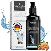VITAVELLE Stem Cell Face Cream &ndash; Anti-Aging Moisturizer with Hyaluronic Acid, Shea Butter &amp; Jojoba Oil &ndash; Firming &amp; Hydrating Cream for Smooth-Looking Skin (1.69 Fl Oz)