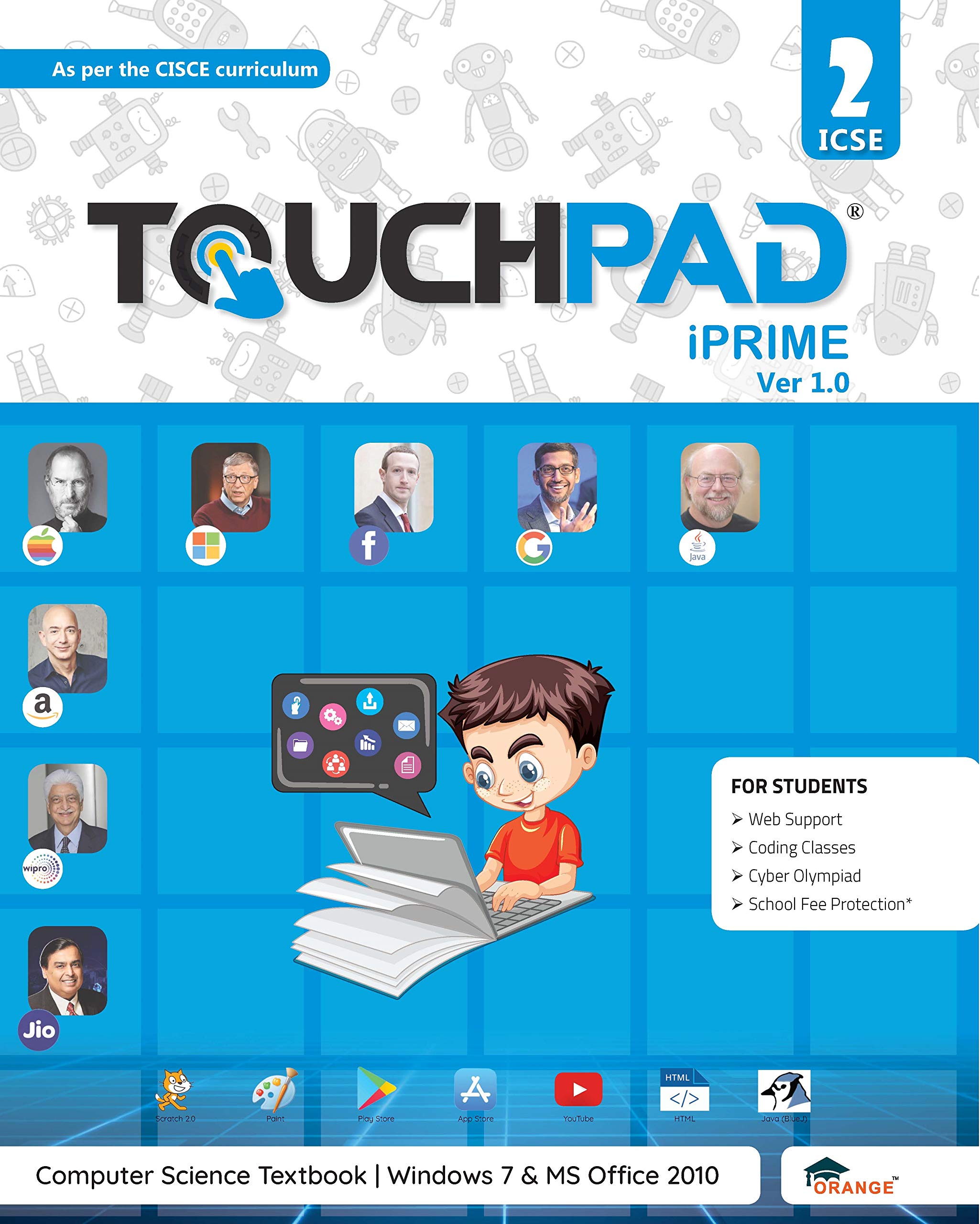 Touchpad iPrime Ver 1.0 Computer Book for Class 2 (ICSE)