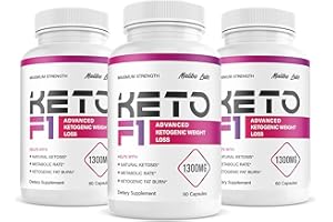 MALIBU LABS Keto F1, Advanced Ketogenic Pill Shark Formula 1300mg, KetoF1, Made in The USA, (3 Bottle Pack), 90 Day Supply Tank