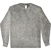 Colortone Mineral Tie Dye Long Sleeve T-Shirt for Men and Women